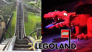 LEGOLAND Florida Roller Coasters Front Seat POV [upl. by Heimer896]