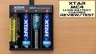 Xtar MC4 Liion Charger Review amp Test [upl. by Ecilayram]