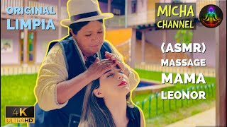 Spiritual Cleansing LIMPIA and ASMR Massage by Mama Leonor in Cuenca Ecuador with soft sounds [upl. by Susi402]