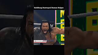 Goldberg Destroyed Roman Reigns  Goldberg Single Spear shorts [upl. by Rakabuba]