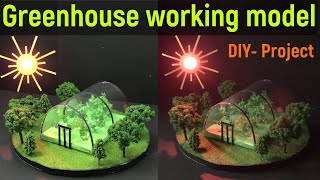 greenhouse working model  greenhouse farming model  greenhouse model project  diyas funplay  diy [upl. by Tran]