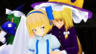 【東方ＭＭＤ25章】霧雨の魔法使い編【ＭＭＤ紙芝居】＃１１ [upl. by Kanal563]