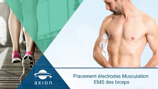 Placement électrodes Musculation EMS des biceps [upl. by Ester]