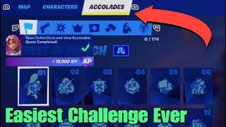 Easily Open Collections and View Accolades  Fortnite Jumpstart Quest [upl. by Tristas]