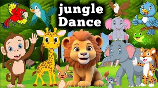 Animal Dance Song  CoComelon Nursery Rhymes amp Kid Songs Phonics Song Jungle Dance [upl. by Alaik]