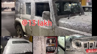 New Mahindra thar 5 door 2024  thar 5 door exclusive video fully revealed  13 lakh [upl. by Sulecram]