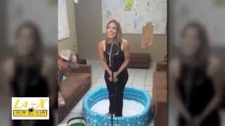 Margarita Bernardo aceptó el reto IceBucketChallenge [upl. by Alleyn]