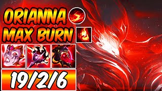 FULL AP MAX BURN ORIANNA IS BROKEN INFERNAL SHOCKWAVE  New Build amp Runes  League of Legends [upl. by Noxin]