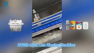 Can Rinsing Machine HYWB100L [upl. by Washington]