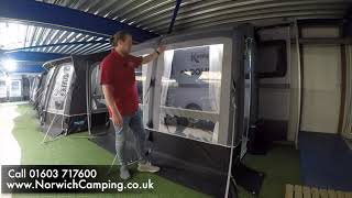 Kampa Dometic Winter PVC 260 Caravan  Motorhome Awning 2020 Review [upl. by Raji]