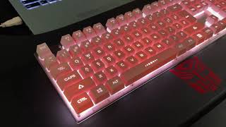 FANTECH K613L FIGHTER II Gaming Keyboard Sakura edition [upl. by Aeiram530]