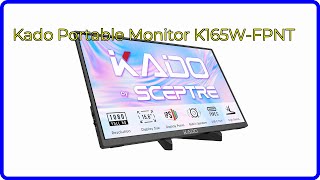 REVIEW 2024 Kado Portable Monitor K165WFPNT ESSENTIAL details [upl. by Ffirahs469]