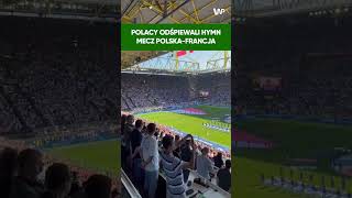 Hymn Polski na stadonie Mecz PolskaFrancja [upl. by Bartolemo368]