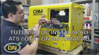 TUTORIAL DE INSTALAÇÃO DE ATS GN EM GERADOR CSM [upl. by Ahsekal]