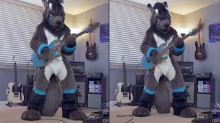 lynch  Lighting Fursuit Guitar Cover wtabs [upl. by Manley]