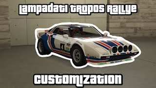 GTA Online  Lampadati Tropos Rallye Customization Rally Series [upl. by Dan]