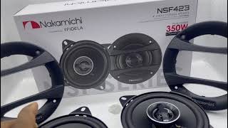 Nakamichi NfS 423 4 inch Speakers Original  සුපිරි Sounds 🔊🔊🔊 [upl. by Ajram]