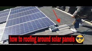 Solar panels installation  tile backup [upl. by Rakso]