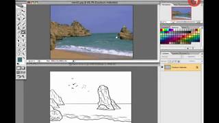 tutoriel photoshop  créer un nuancier à partir dune photo [upl. by Ynafit654]