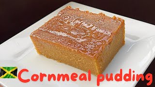 EASY TO FOLLOW RECIPE JAMAICAN CORNMEAL PUDDINGMOIST SOFT N’ DELICIOUS [upl. by Wystand]