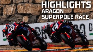 WorldSBK Superpole Race Highlights  2022 Aragon Round [upl. by Bixler]