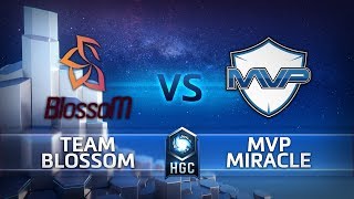 HGC KR  Phase 2 Part 2 Playoffs Round 1  Game 5  Team BlossoM v MVP Miracle [upl. by Annawd598]