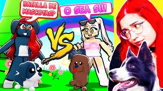 MI PERRA DECIDE QUE SACO en LA BATALLA DE MASCOTAS contra UNA PRESUMIDA en ADOPT ME de ROBLOX 😱 [upl. by Gabby475]