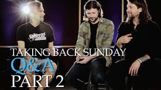 Taking Back Sunday — The PV Fan QampA Part 2 Hosted by the Useds Bert McCracken [upl. by Enelegna883]