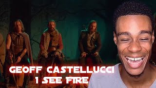 Geoff Castellucci  I SEE FIRE  The Hobbit  Low Bass Singer Cover  REACTION [upl. by Burdett]