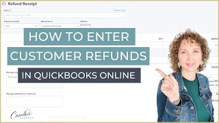 Refunds and credits in QuickBooks Online [upl. by Jeannie]