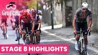 Thomas de Gendt claims victory in Naples  Giro dItalia 2022  Stage 8  Highlights [upl. by Vento]