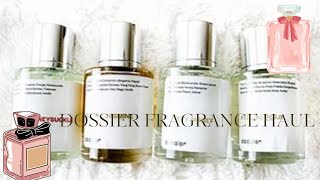 DOSSIER FRAGRANCE HAUL  dossierperfume fragrances haul haulvideo womenperfumes [upl. by Mattie]