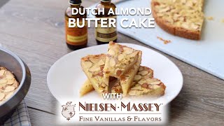 Dutch Butter Cake Boterkoek with Almonds [upl. by Llenyaj603]