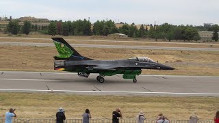 AFW 2023 Belgian Air Force F16AM Dream Viper Solo Display [upl. by Klepac951]