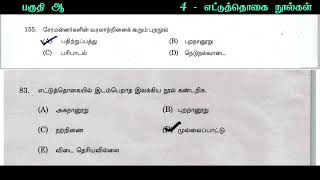 எட்டுத்தொகை நூல்கள் Tnpsc  ettuthogai noolgal Tnpsc previous year question paper  important Tamil [upl. by Florian469]