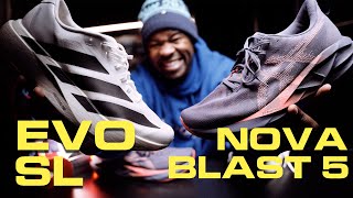 Asics Novablast 5 vs Adidas EVO SL Comparison [upl. by Peterson]