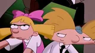 Hey Arnold Arnold smiles after Helga sniffs his hair [upl. by Groot631]