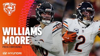 Williams Moore talk offensive chemistry  Chicago Bears [upl. by Ilaire125]