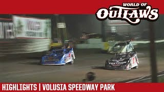 World of Outlaws Craftsman Late Models Volusia Speedway Park February 15th 2018  HIGHLIGHTS [upl. by Ecydnac245]