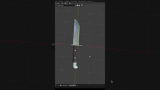 Texturing a 3D model of knife in Blender 3dart blender3d blender 3dmodel 3dmodeling texturing [upl. by Akcir457]