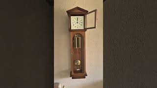 FRANZ HERMLE Calendar Clock WIENER Full Date franz hermle clock vintage [upl. by Oliric]