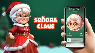 Llamada de la Señora Claus🤶🏼🎄 esposa de santa Claus🎅🏼Pide tus regalos de Navidad [upl. by Morrie]