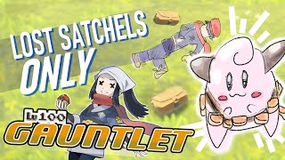 670  Raising a Pokémon to Lv 100 using ONLY Lost Satchels The Lv 100 Gauntlet [upl. by Twedy]