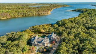 NewlyBuilt Marthas Vineyard Home on Edgartown Great Pond For Sale [upl. by Emma350]