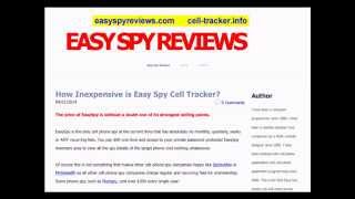 EasySpy Reviews How GOOD or BAD is Easy Spy Cell Phone Tracker App [upl. by Patti]