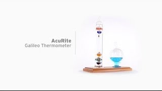 AcuRite Galileo Thermometers  Art amp Science [upl. by Asabi25]