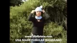 How To Use a Motley Tube Tubuar Bandana Buff Neck Gaiter [upl. by Lona453]