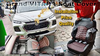 Maruti Suzuki Grand VITARA  Seat Cover 😍 Overdrive Company  Premium Quality [upl. by Euphemiah]