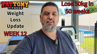 Weight Loss Update  Week 12 weightloss diet weightgain [upl. by Nyloc]