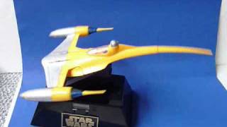 STAR WARS Naboo Starfighter motion Action Alarm Clock [upl. by Sclater]